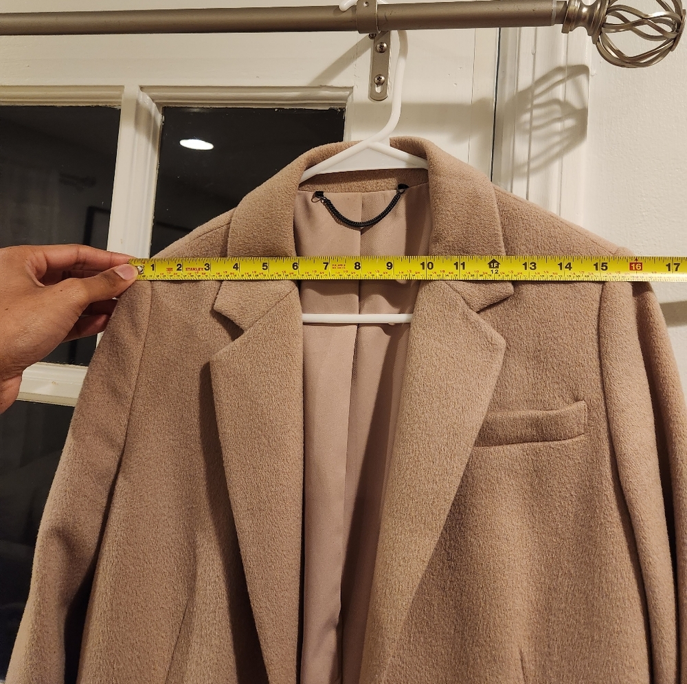 Allsaints wool coat size 6 - Picture 12 of 15